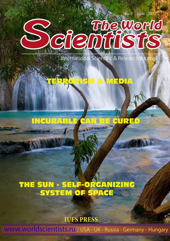 WORLD SCIENTISTS JOURNAL No. 2 June , 2013