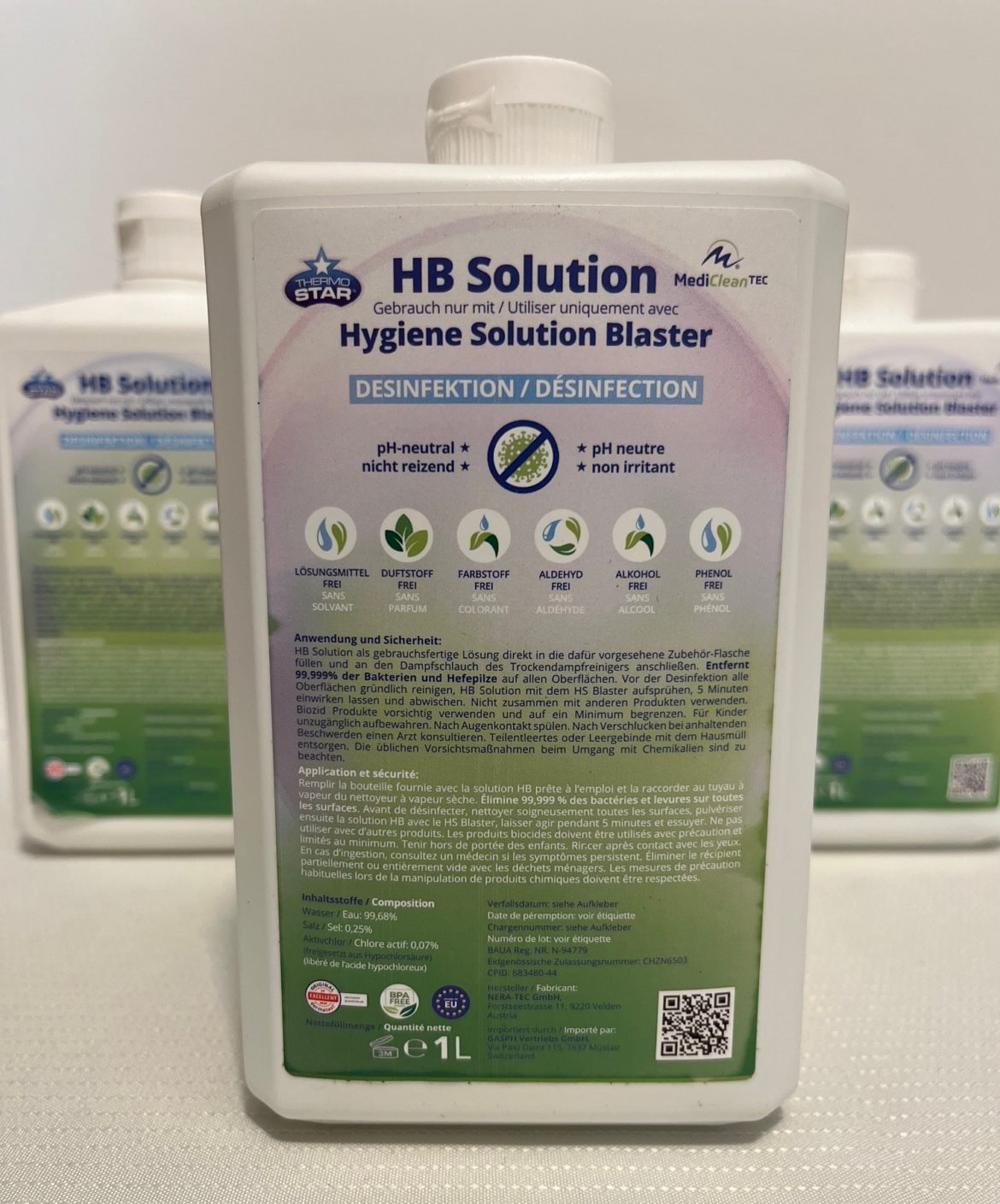 CONCLUSION ON THE RESULTS OF THE EVALUATION OF THE INNOVATIVE DISINFECTANT “HB SOLUTION”